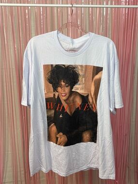 Whitney Houston Graphic Short Sleeve Tee - 2X